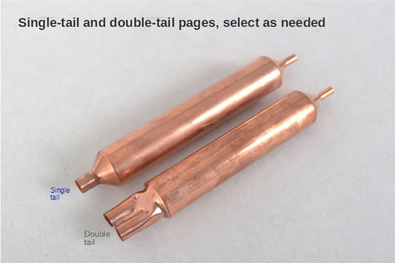 二重尾フィルター利用できる毛管OEMが付いているより乾燥した熱交換器の部品