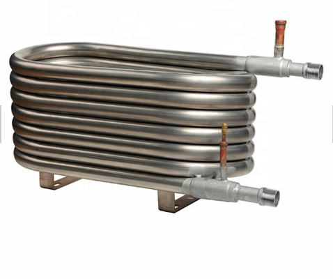 銅の螺線形の同軸熱交換器の高熱の移動の効率