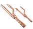枝銅の管の高い耐久性の熱交換器の部品